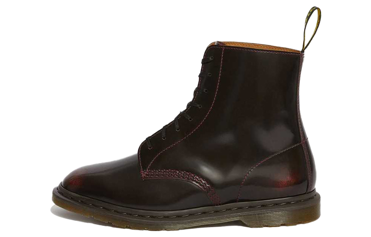 

Ботинки унисекс вишнево-красные Dr.Martens