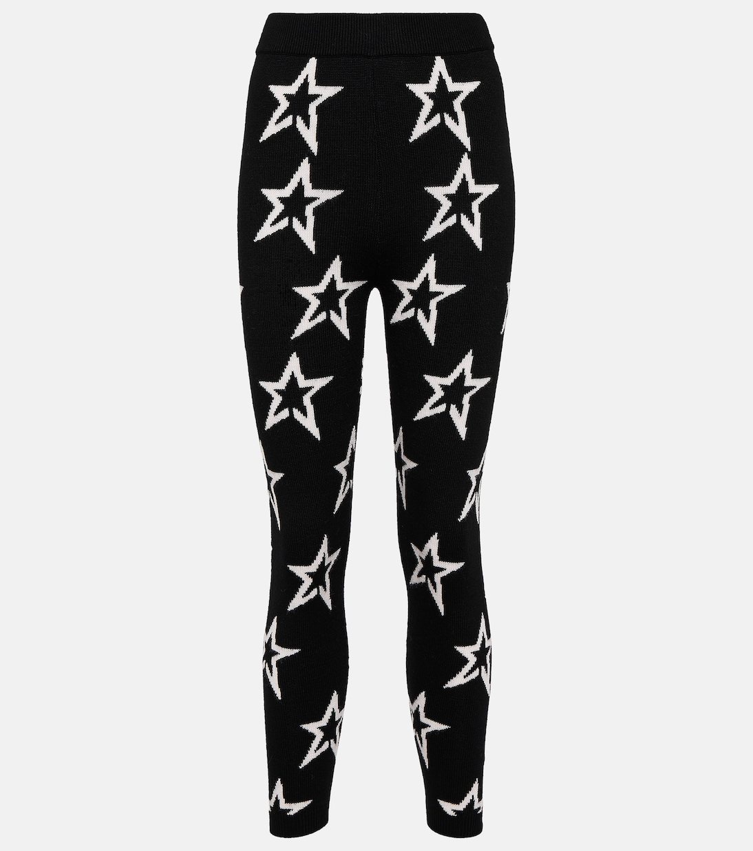 

Вязаные шерстяные леггинсы Aster Perfect Moment, Black Snow White Star