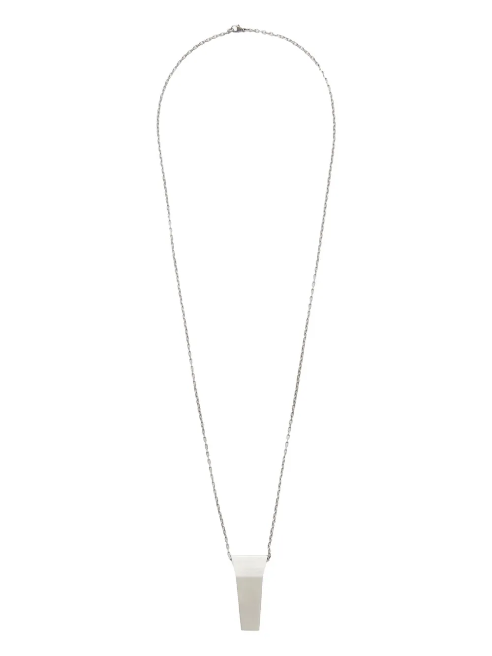 

Колье Trunk Charm Rick Owens, серебяный