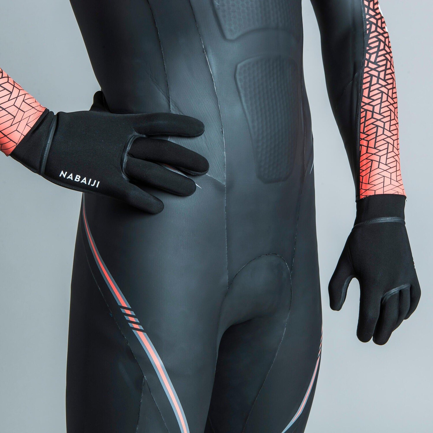 

Неопреновые перчатки для плавания Decathlon Nabaiji, черный