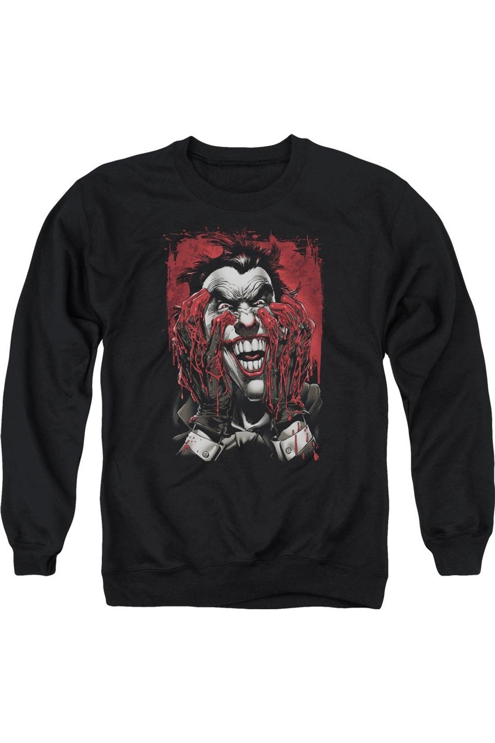 

Толстовка Batman Blood In Hands для взрослых с круглым вырезом Gildan, черный