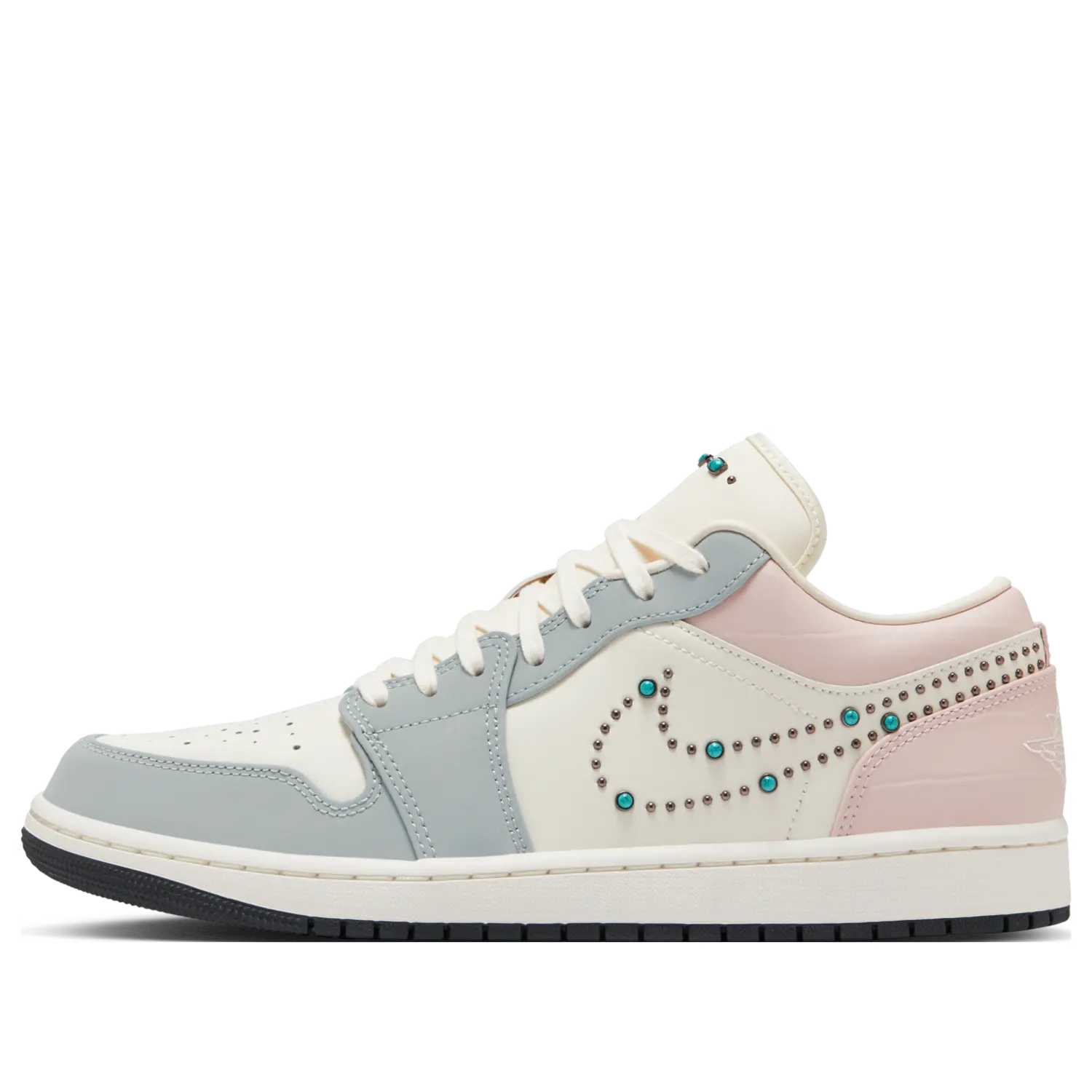 Кроссовки (WMNS) Air Jordan 1 Low 'Turquoise Stone'