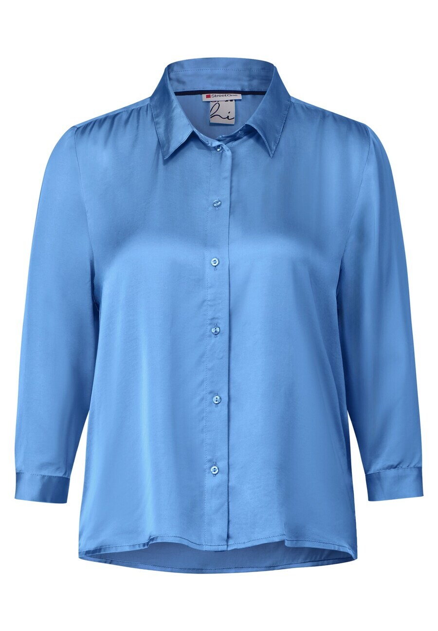 

Рубашка STREET ONE Blouse, светло-синий
