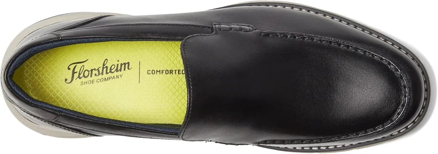 Лоферы Florsheim Frenzi Moc Toe Venetian, Smooth Black — фото 2