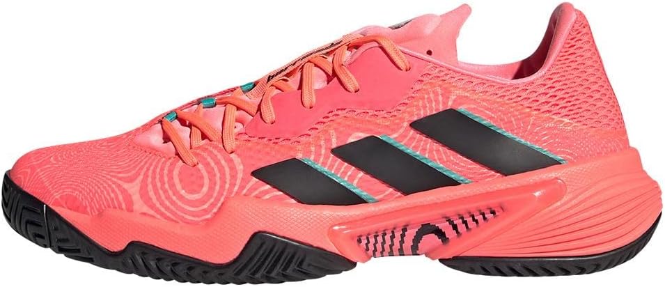 Мужская теннисная обувь Adidas Barricade Clay, черный/красный — фото 2