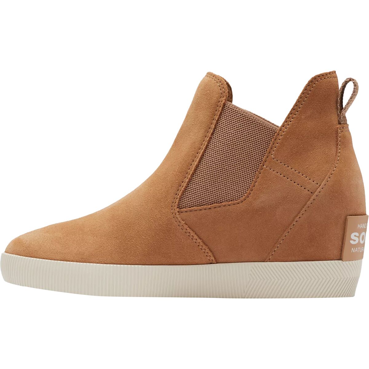 Ботинки женские Sorel Out N About Slip-On Wedge II замшевые на танкетке, коричневый — фото 4