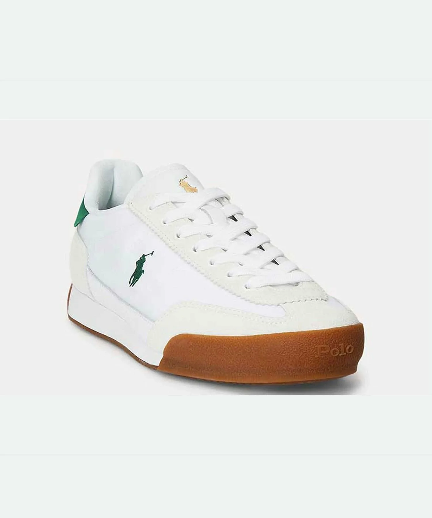 Кроссовки Polo Ralph Lauren RE59 Hester бело-зеленого цвета Polo Ralph Lauren, White Green — фото 2