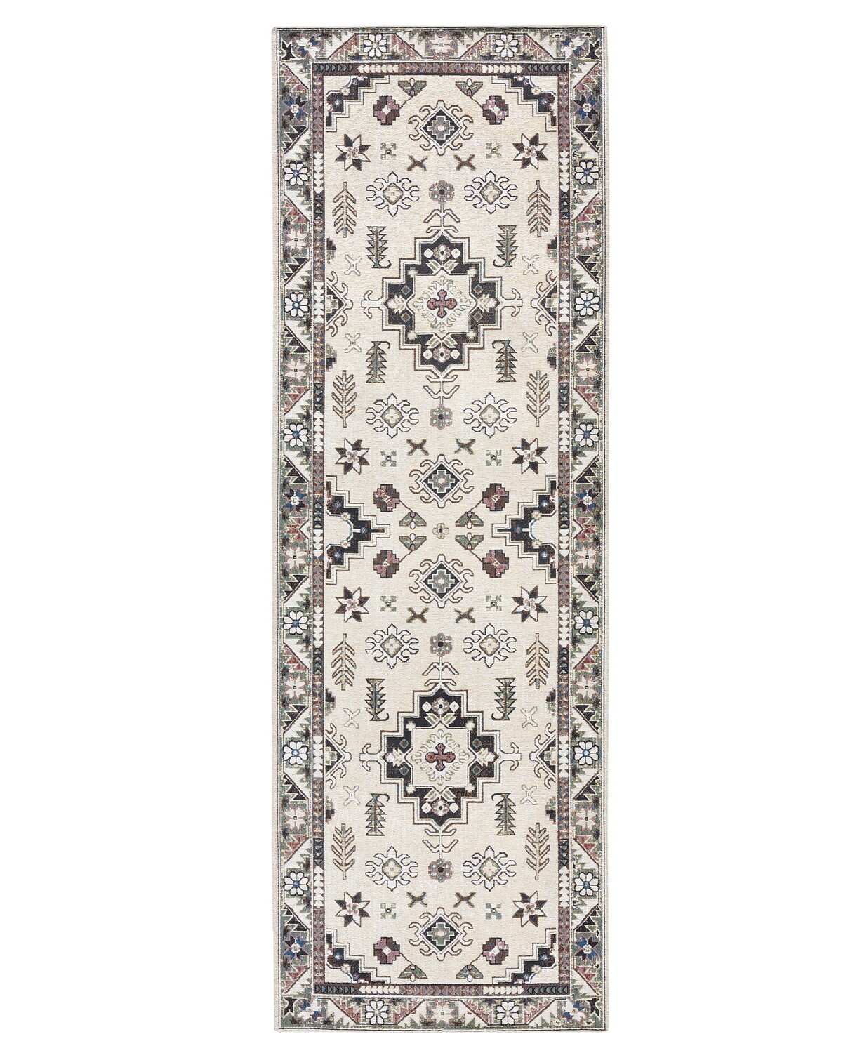 

Ковер с принтом Town & Country Luxe Livie Forever Vintage Everwash, черный / белый