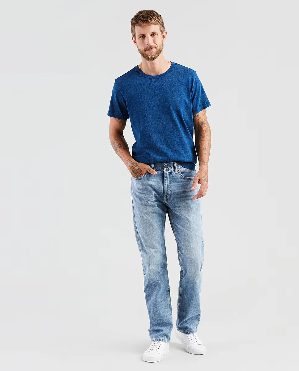 

Мужские прямые джинсы 505 Levi's, темно-синий