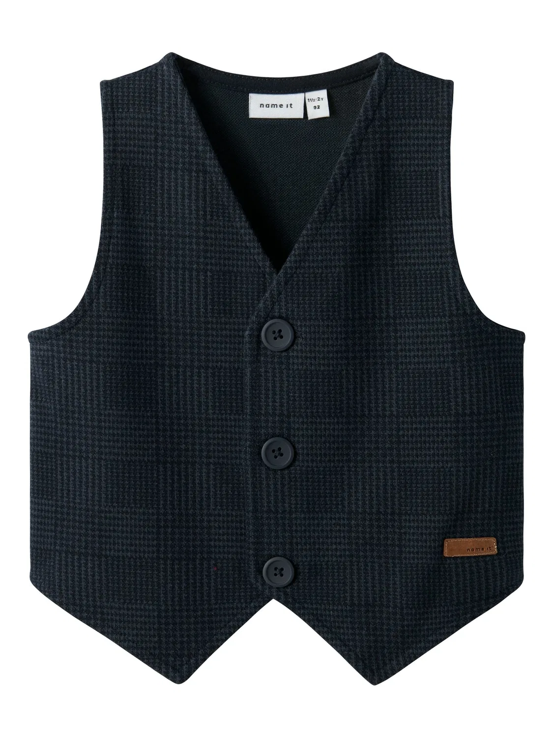 Жилет в клетку Name it, navy blazer