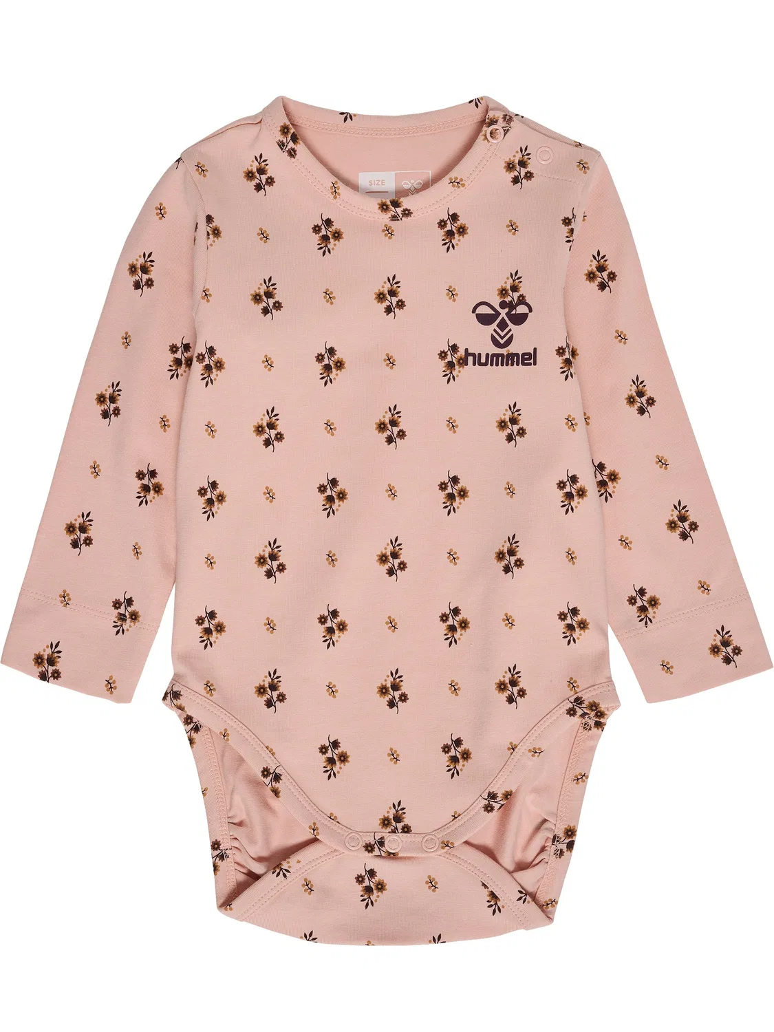 Боди с цветочным принтом Hummel, evening sand