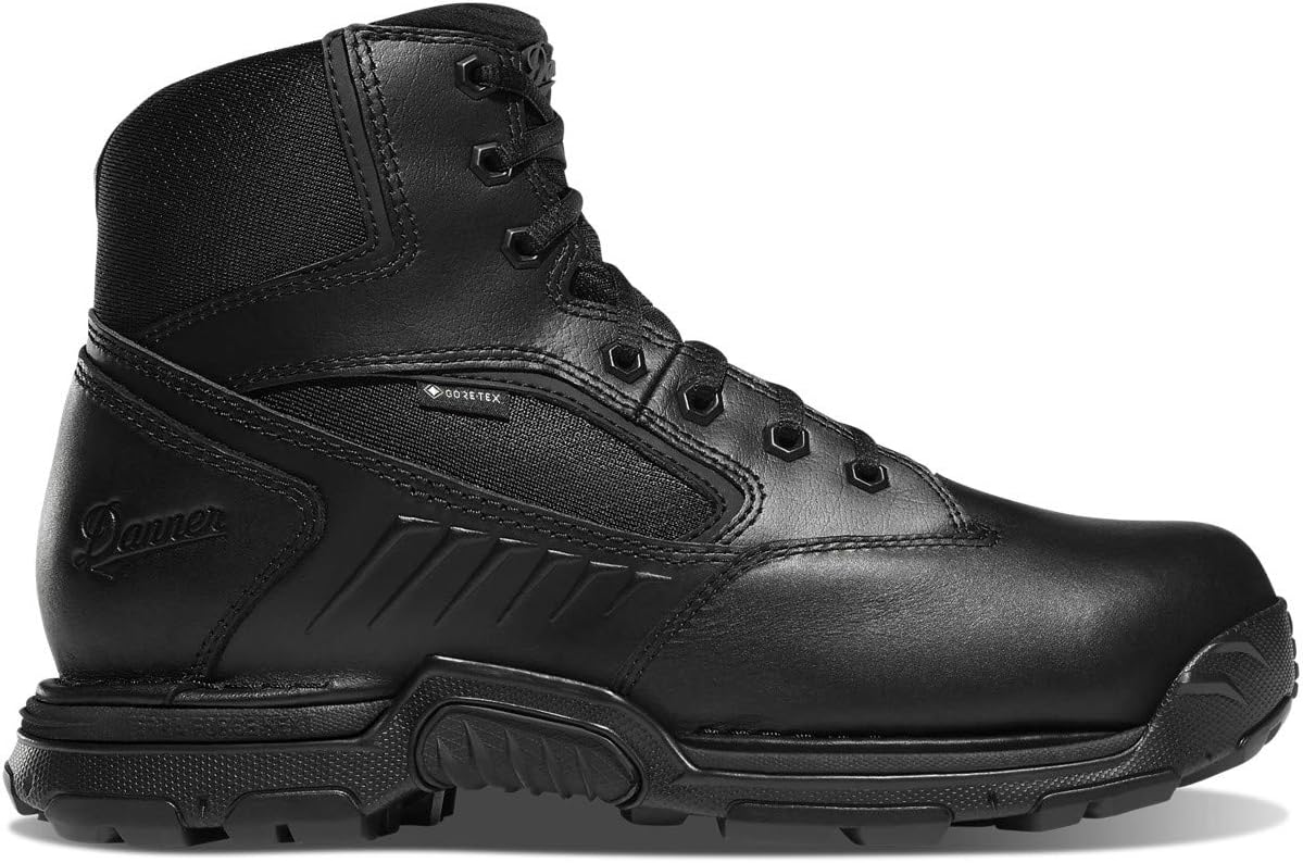 Мужские тактические ботинки Danner StrikerBolt Side-Zip 6 GTX, водонепроницаемые GORE-TEX, подошва Vibram, верх из полируемой кожи и нейлона, черный — фото 3