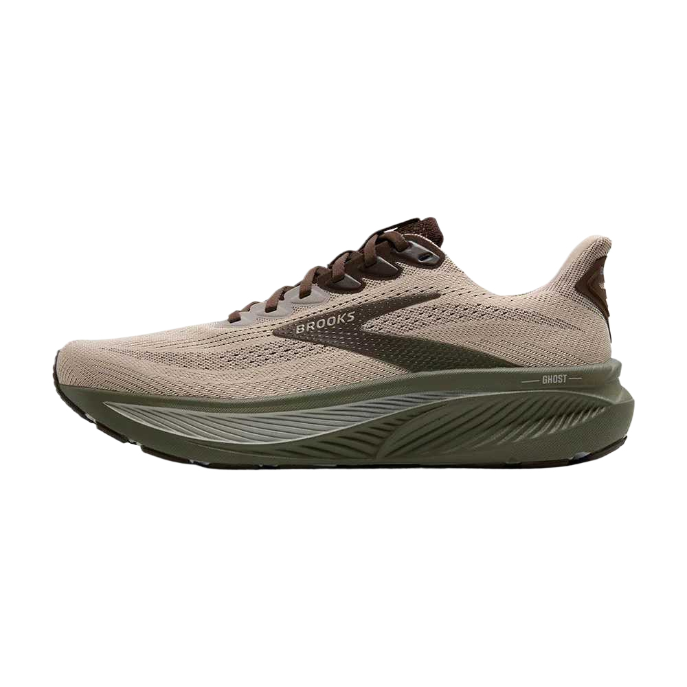 

Brooks Мужские беговые кроссовки Ghost 17 коричневые, цвет Brown