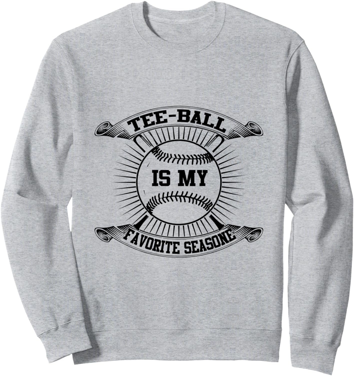 

Игра в ти-бол - Ти-бол - мой любимый сезон. Толстовка Teeball Player Teeball Lover, серый