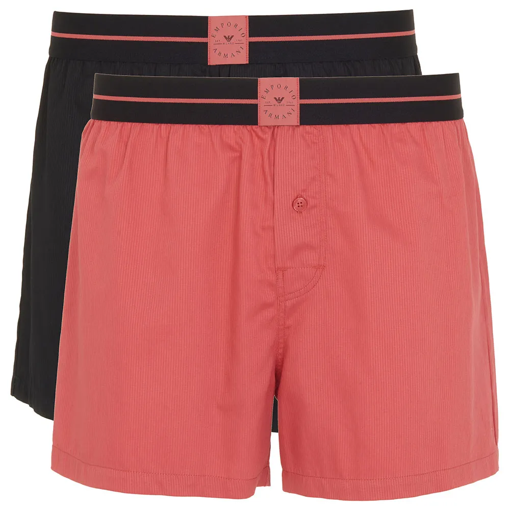 

Боксеры Emporio Armani Logo Label 2 units, красный