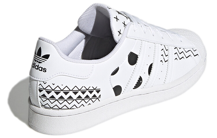 Кроссовки Adidas Originals Originals Superstar Sneakers Black/White Women's — фото 2