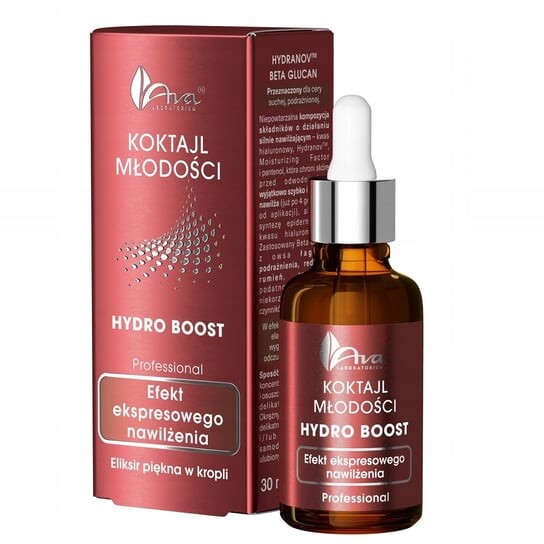 

Коктейль молодости, увлажняющий эффект, 30 мл Ava, Hydro Boost