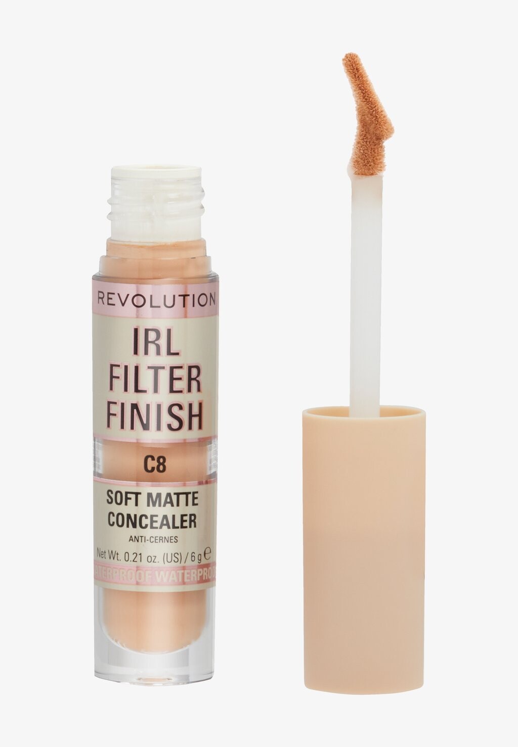 

Консилер Revolution Irl Filter Finish Concealer Makeup Revolution, коричневый