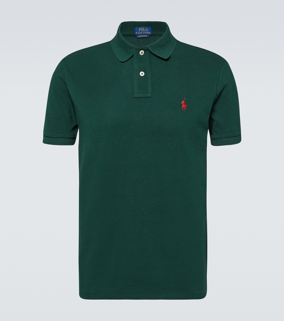 

Рубашка-поло из хлопкового пике Polo Ralph Lauren, зеленый
