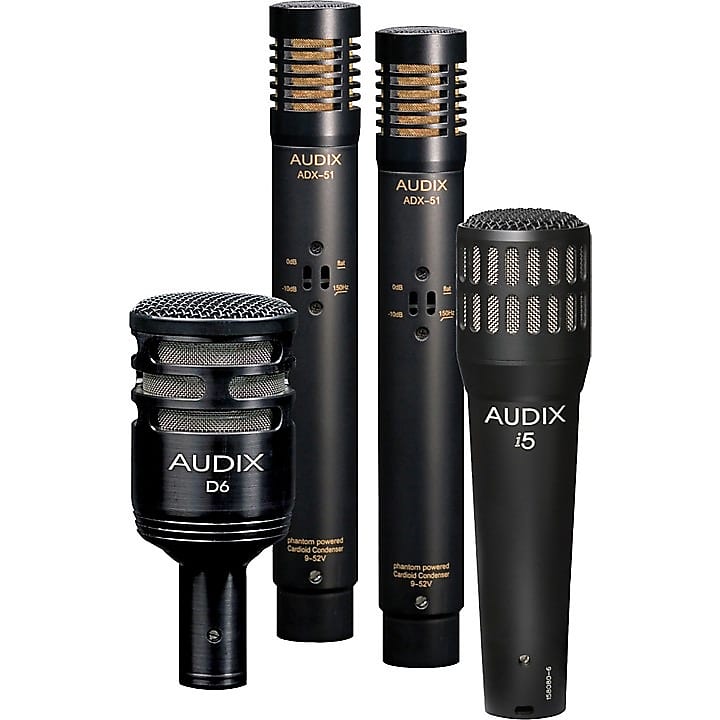 

Комплект микрофонов Audix DP-QUAD 4-Piece Drum Mic Pack