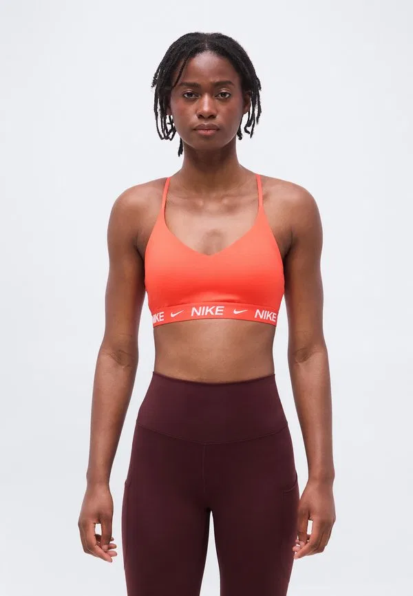 Спортивный бюстгальтер indy с легкой поддержкой Nike Performance, Light Crimson