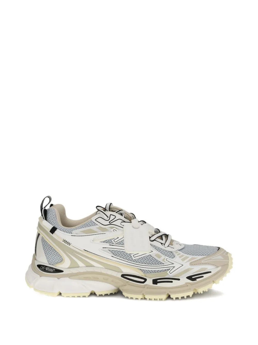 Кроссовки be right back на шнуровке OFF-WHITE, белый