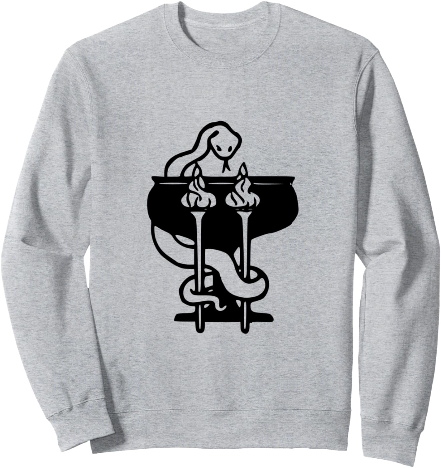 

Толстовка «Чаша со змеей» Varietees, серый