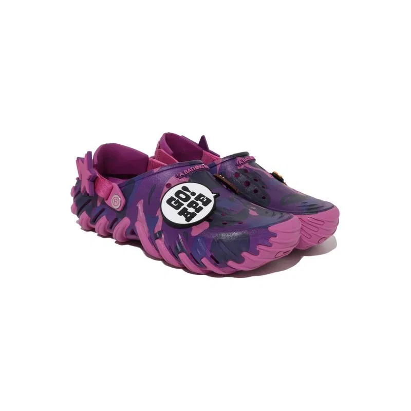 Сабо Crocs ECHO M1 A Bathing Ape Purple — фото 4