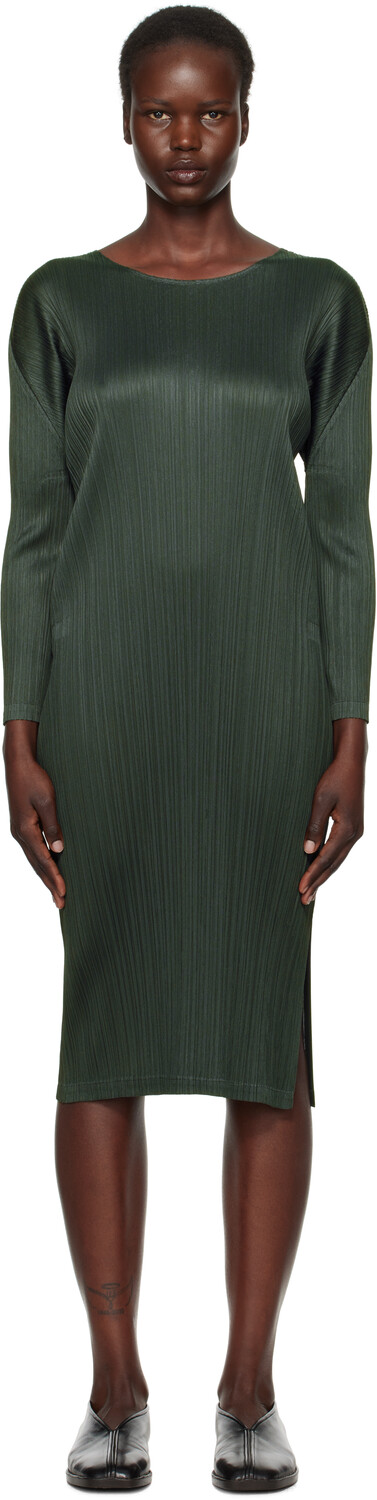 

Серое платье миди Monthly Colors December PLEATS PLEASE ISSEY MIYAKE