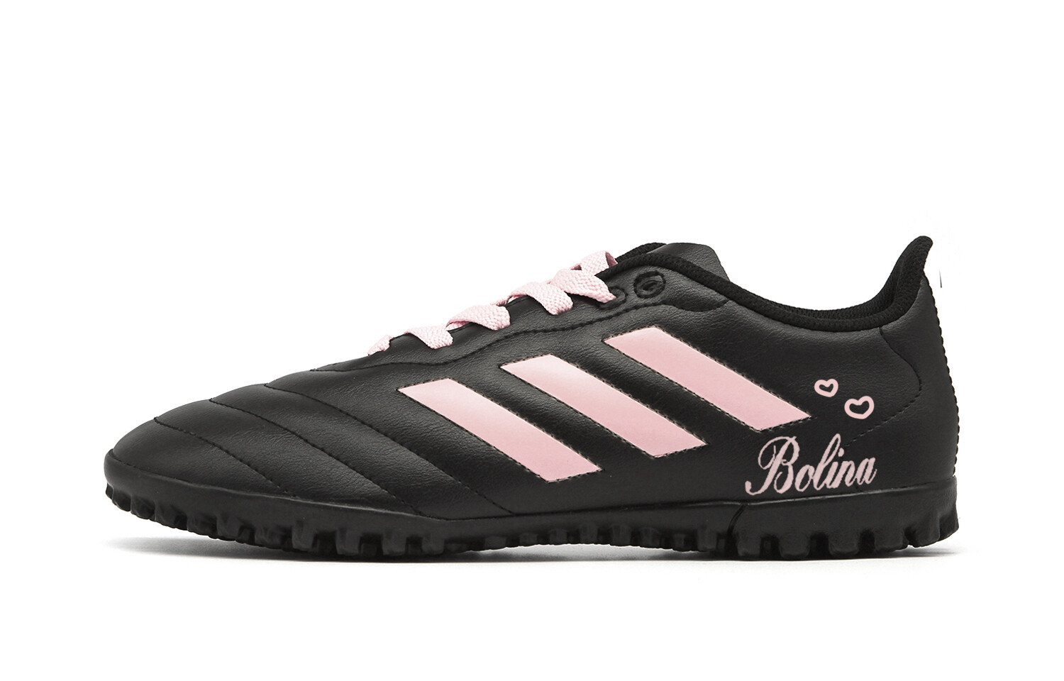 

Футбольные бутсы GOLETTO VII унисекс с низким верхом, черный/розовый Adidas