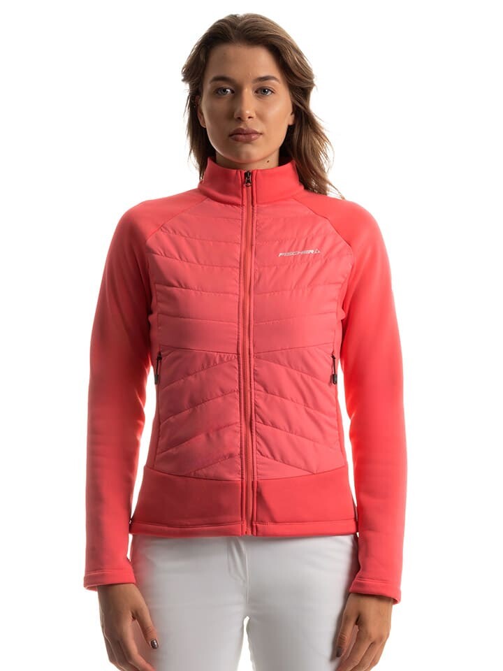 

Куртка софтшелл Fischer Hybridjacke, красный