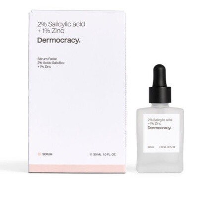 

2% салициловая кислота + 1% цинковая сыворотка для лица 30 мл Dermocracy