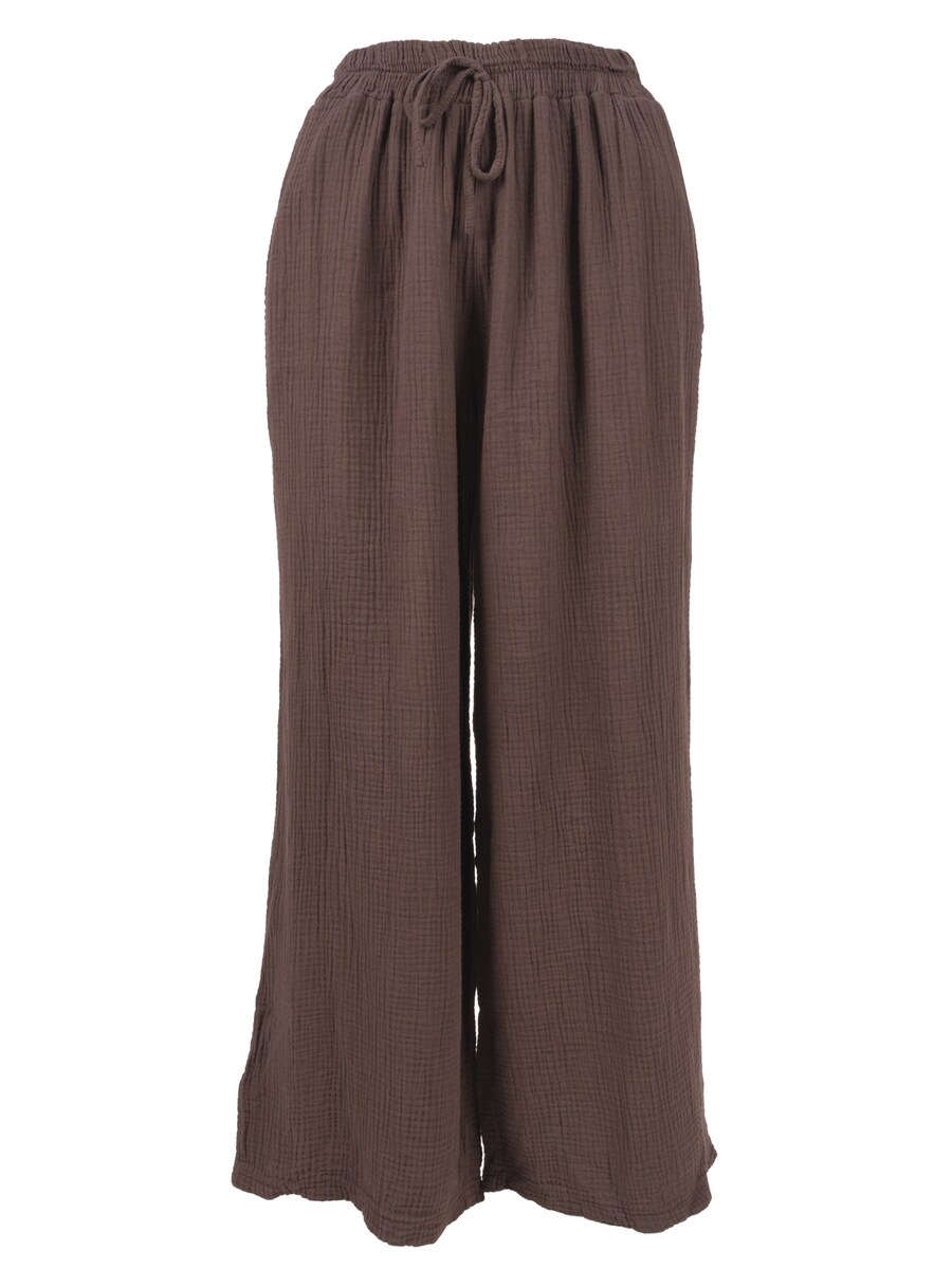 

Широкие брюки Seasons of April AYANA MUSSELIN, темно-коричневый