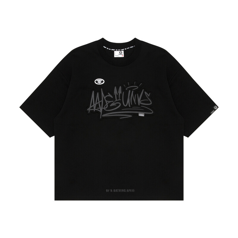 

Футболка с вышитым логотипом от *A BATHING APE Aape, черный