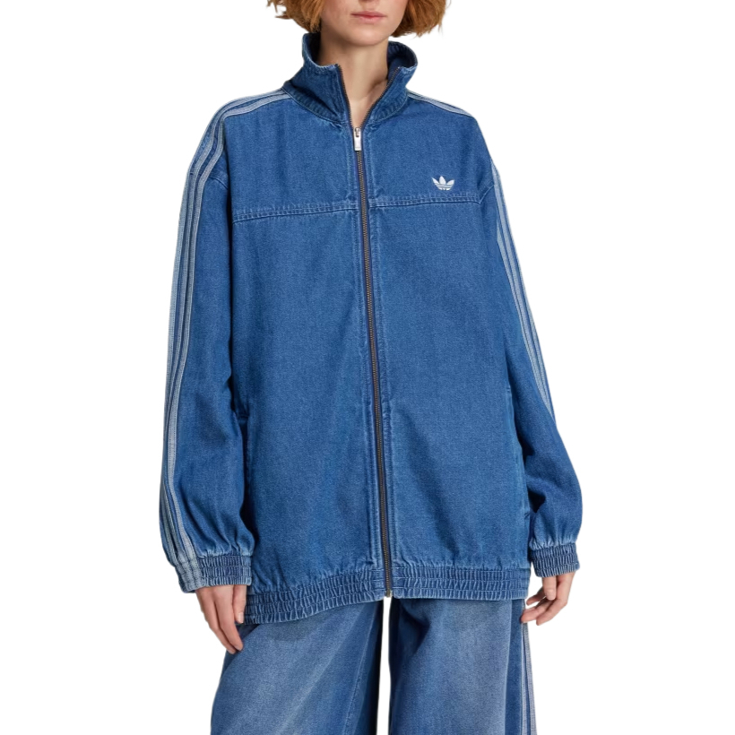 Adidas Originals Джинсовая куртка Adidas Adilenium с полосками, Indigo — фото 2