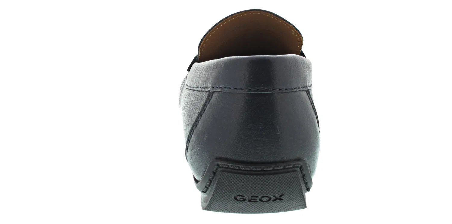Слипперы мокасины Geox, синие — фото 2