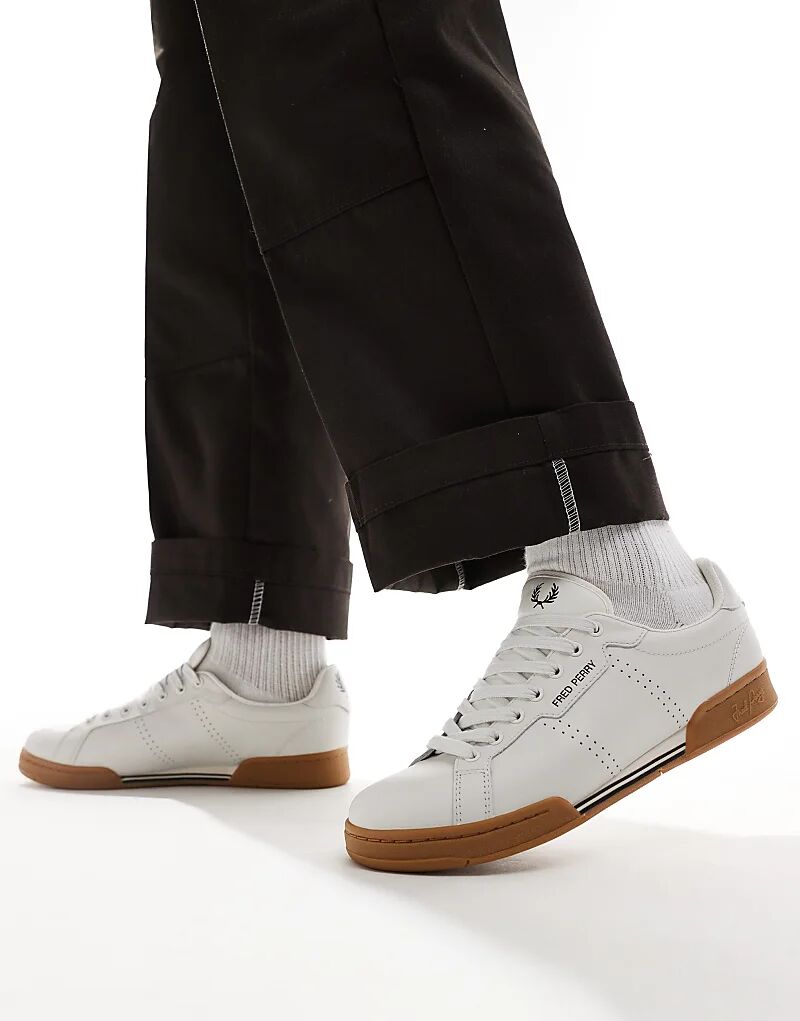 

B722 кожаные кеды для тренировок белого цвета Fred Perry