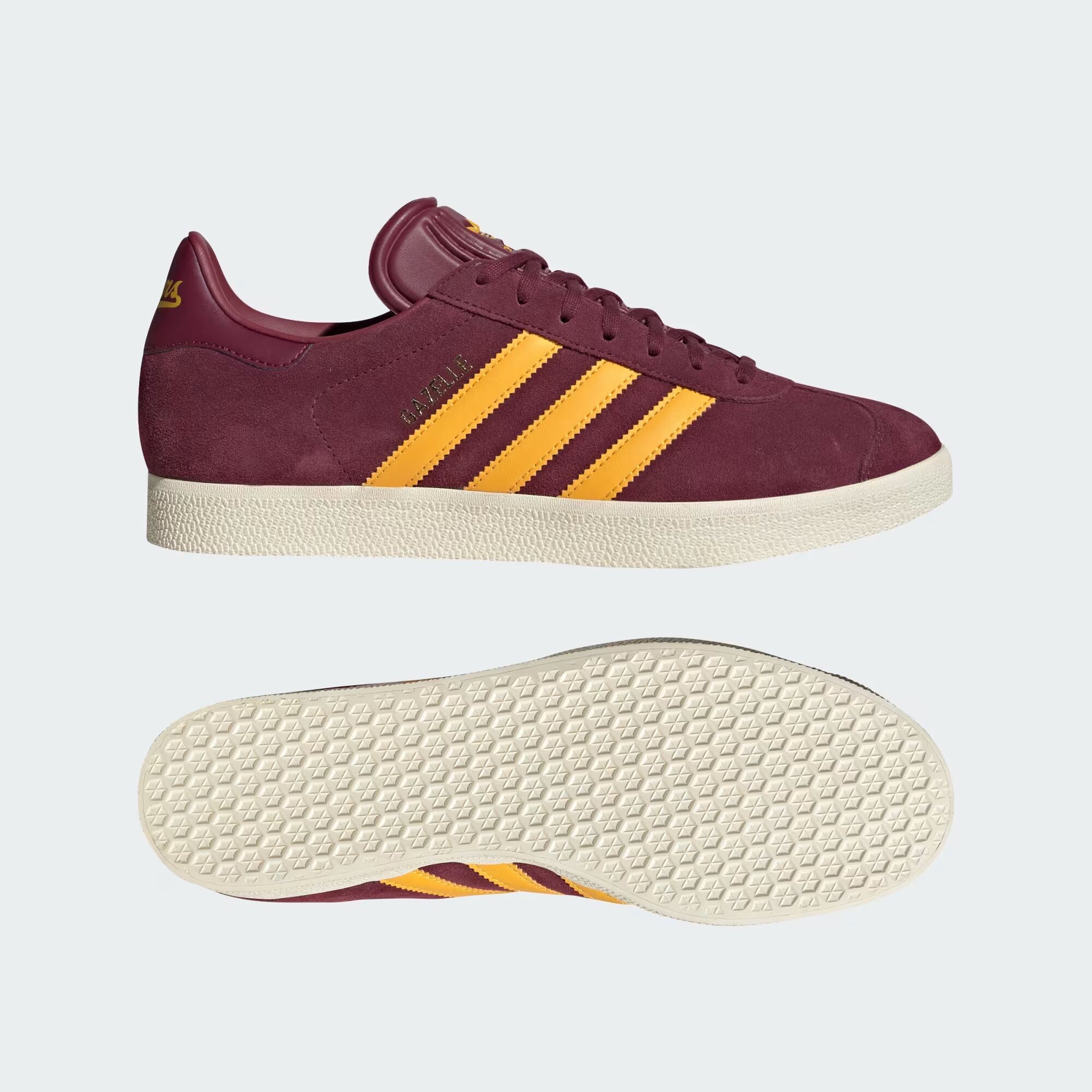 

Кроссовки Archive Gazelle Portland Timbers Adidas, цвет Maroon/Crew Yellow/Victory Crimson