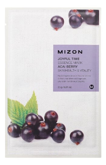 

Хлопковая тканевая маска с ягодами асаи, 23 г Mizon