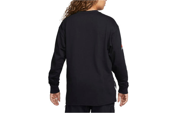 Футболка Nike ACG Long-Sleeve T-Shirt 'Black', черный — фото 2
