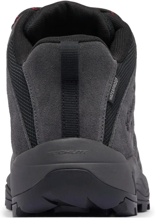 Мужские ботинки Columbia Redmond IV Mid водонепроницаемые, красные, черный/красный — фото 4