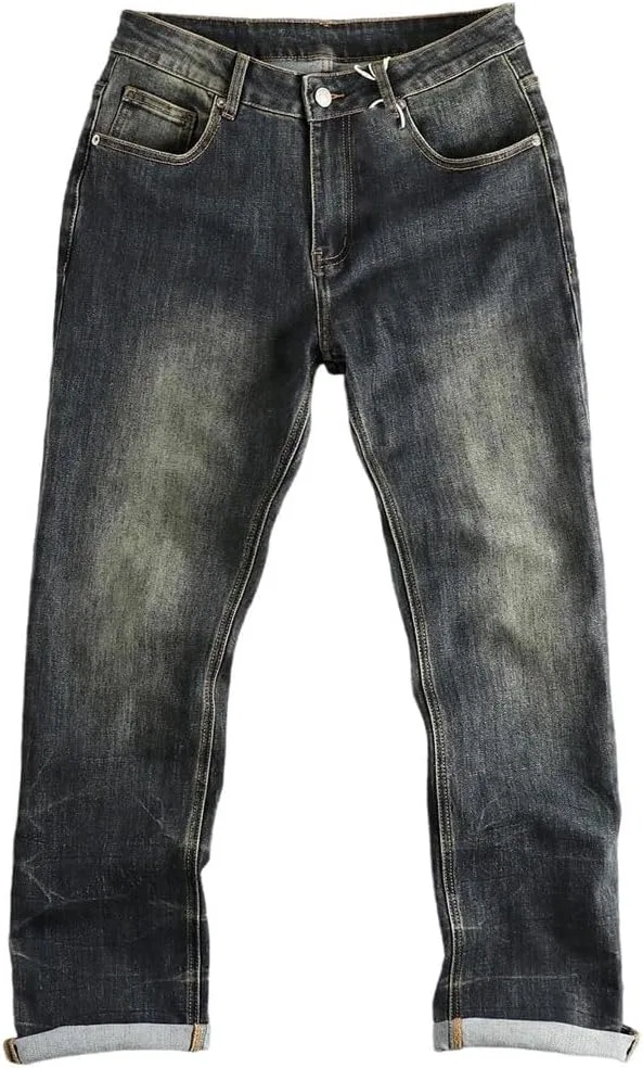 Джинсы прямые, серо-голубые, Men Comfortable, Gray9 Blue