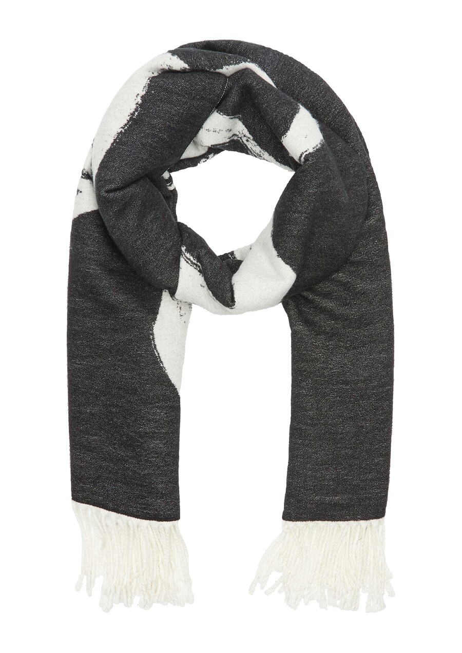 

Шарф s.Oliver BLACK LABEL, цвет Ivory/Black