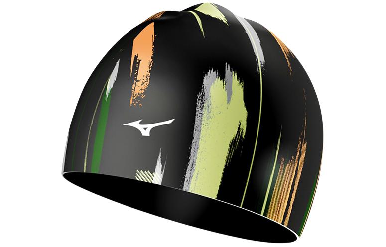 

Силиконовая шапочка для плавания Unisex Mizuno, черный