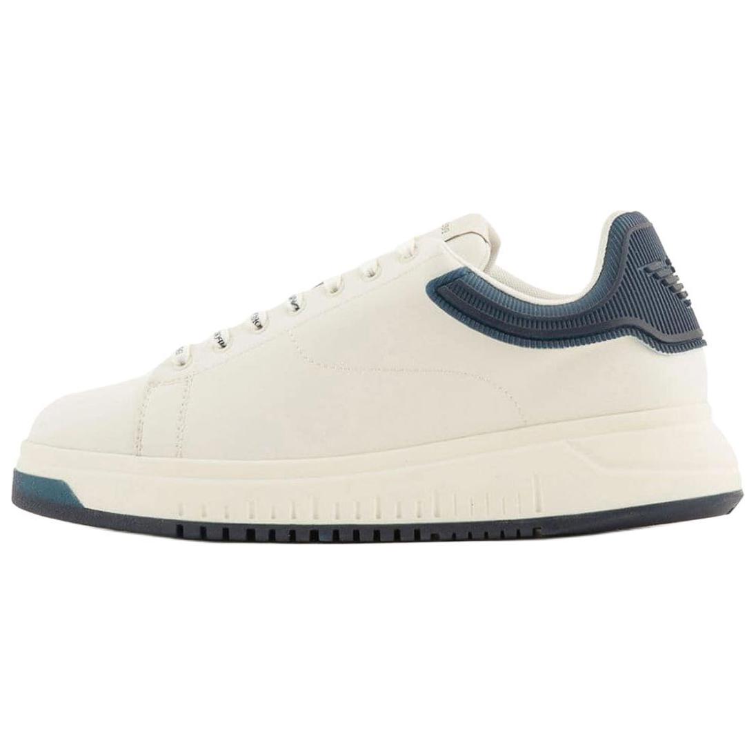 

Кроссовки EMPORIO ARMANI Chunky Leather Sneakers, белый