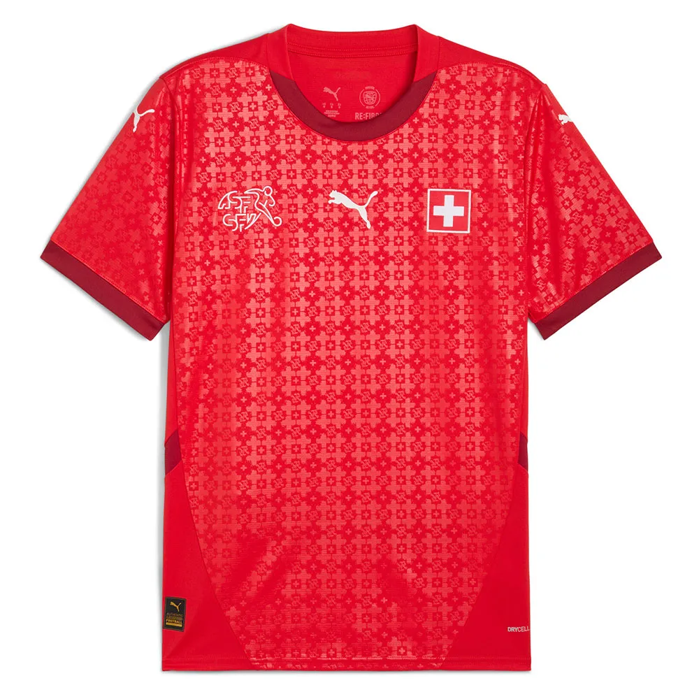 

Футболка с коротким рукавом Puma Switzerland 24/25 Replica, красный