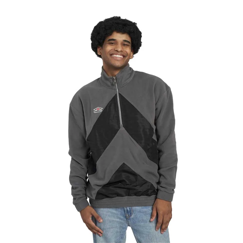 

Толстовка Umbro Panelled half zip, серый