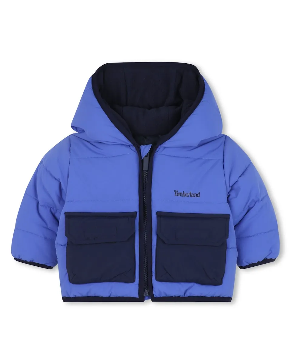 

Детское пальто для мальчика с длинным рукавом Timberland, синий