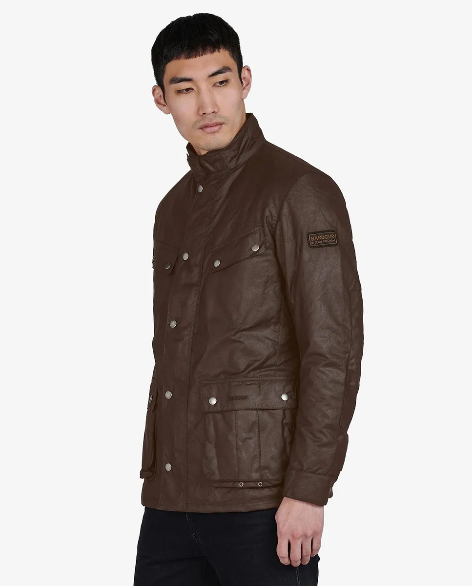 

Мужская вощеная коричневая куртка Barbour, коричневый