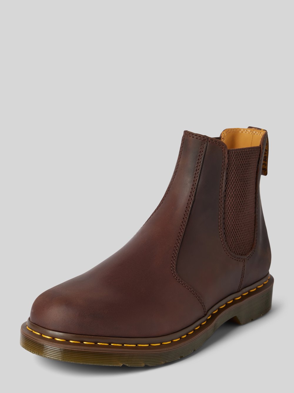 

Кожаные ботинки «Челси» с декоративной строчкой Dr. Martens